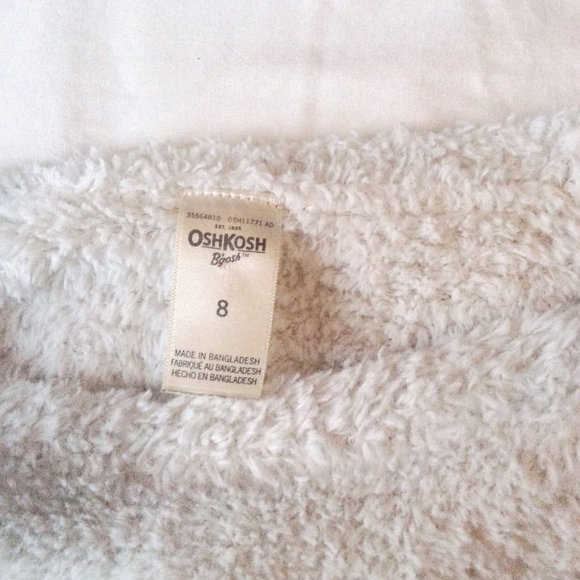 OshKosh B'gosh Girl's Fuzzy Panda Sweater - Size 8 (Junior) - Picture 4 of 4